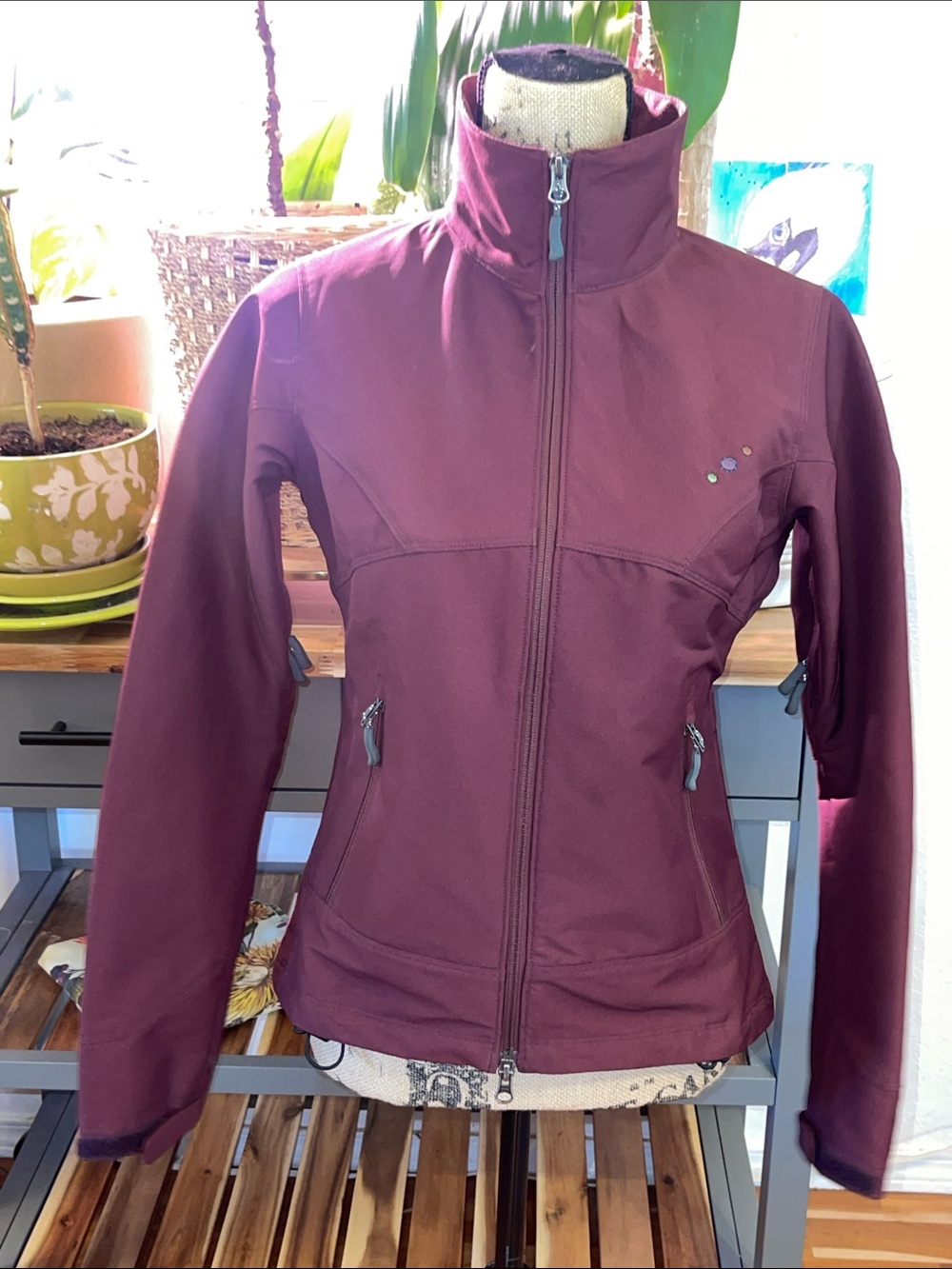 Women's Maroon/merlot Ibex Jacket
